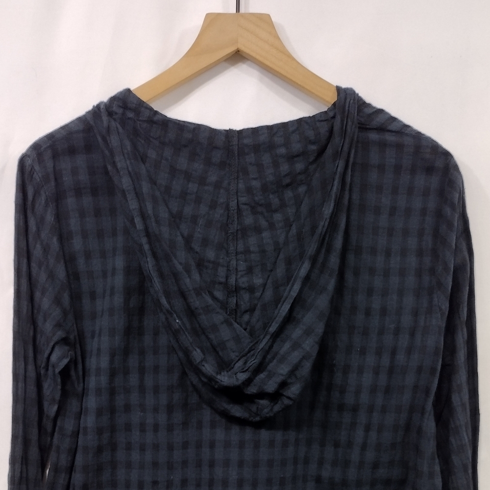Billabong Aloha Lace Up Tunic Swim Cover-up Women's L Black Vacation Retro 90s - Picture 8 of 9